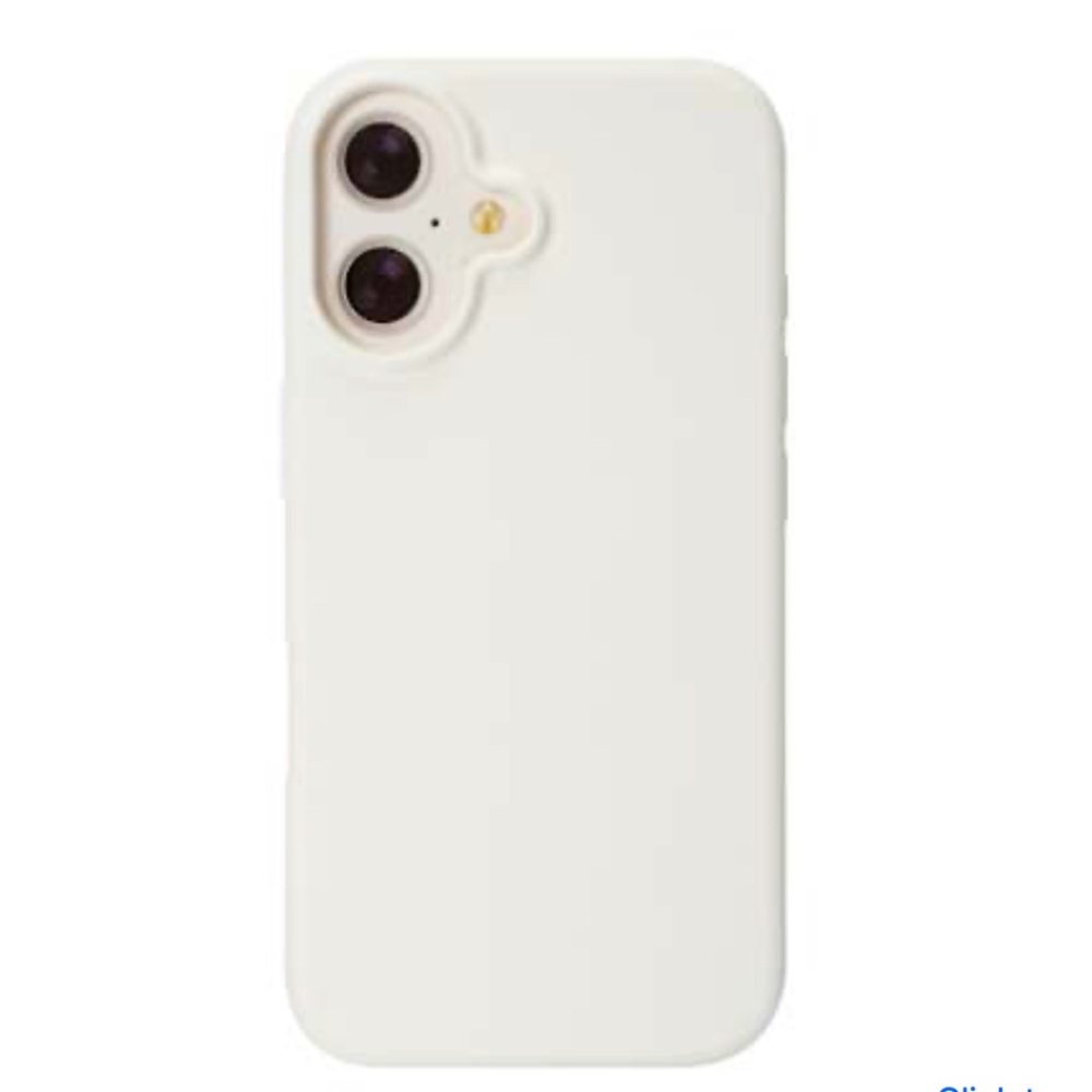 White Silicone Phone Case